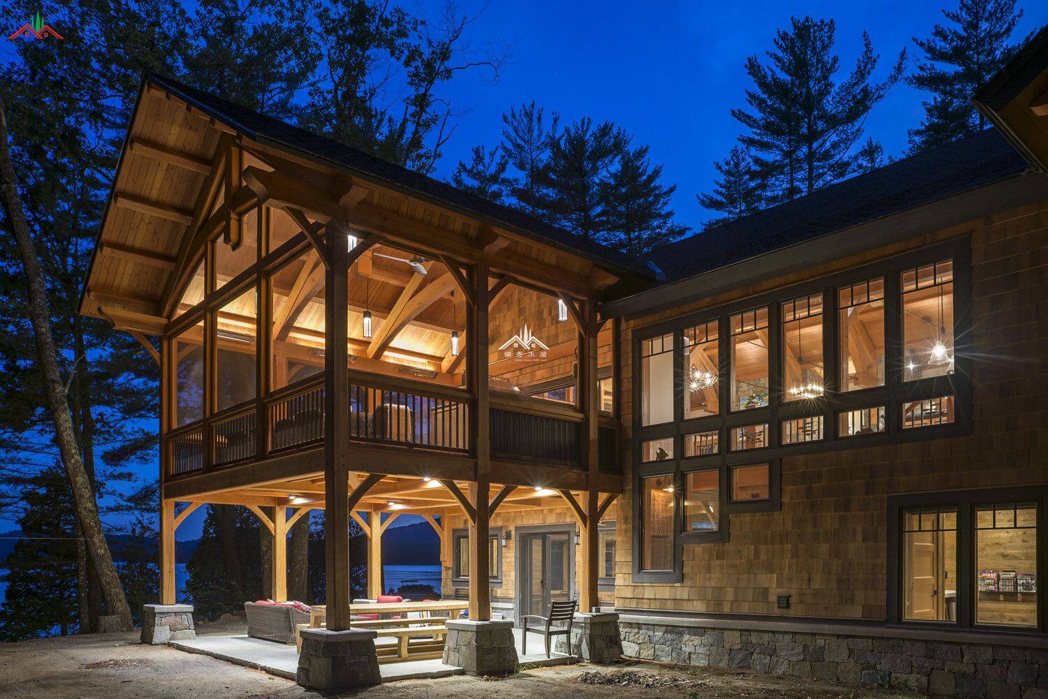 山西梁柱木別墅