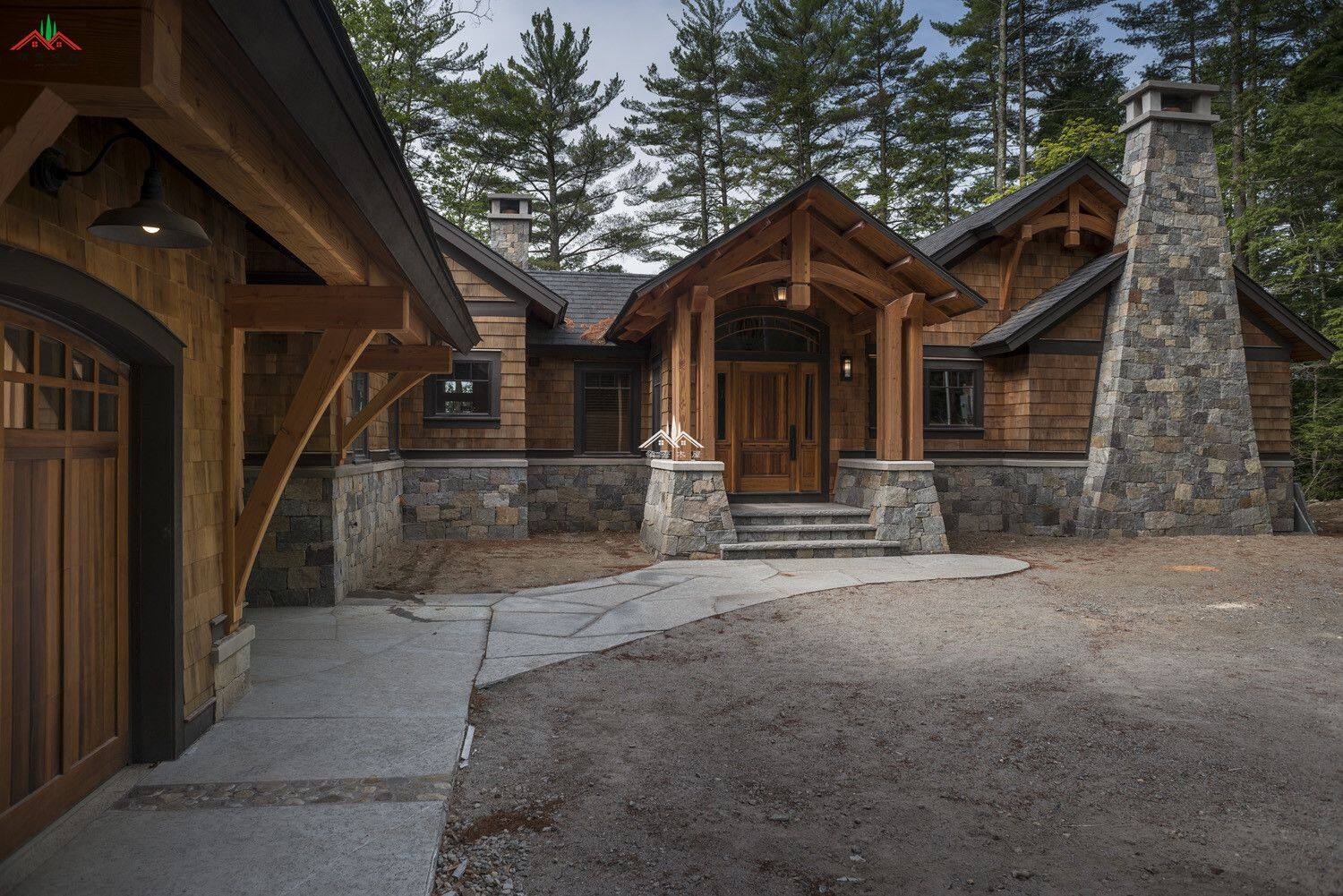 山西梁柱木別墅