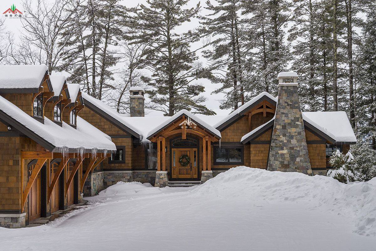 山西梁柱木別墅