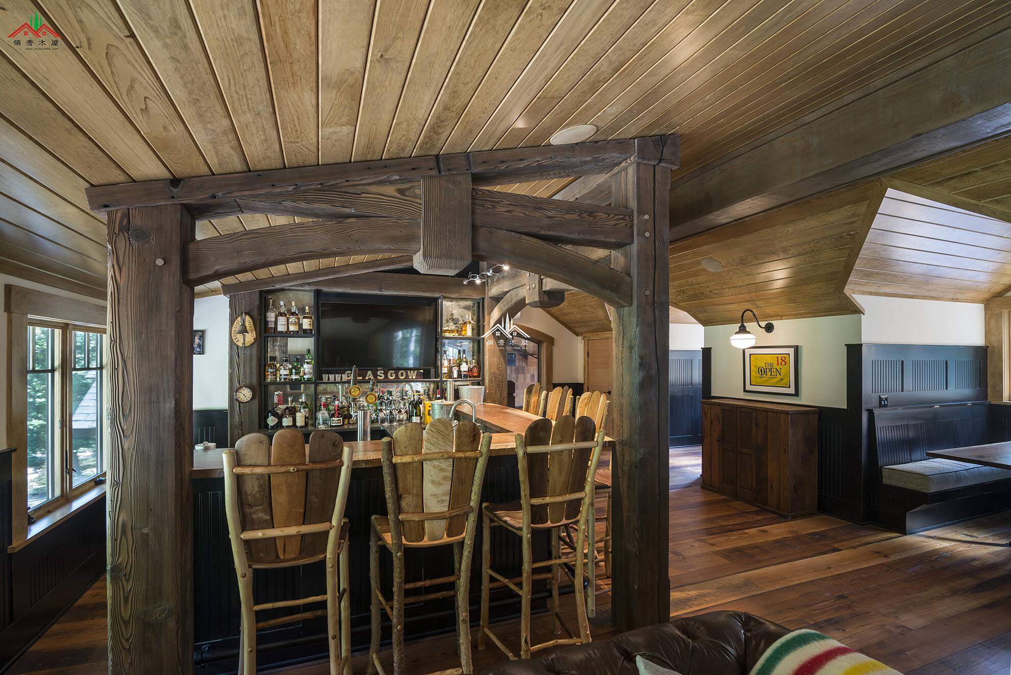 山西梁柱木別墅