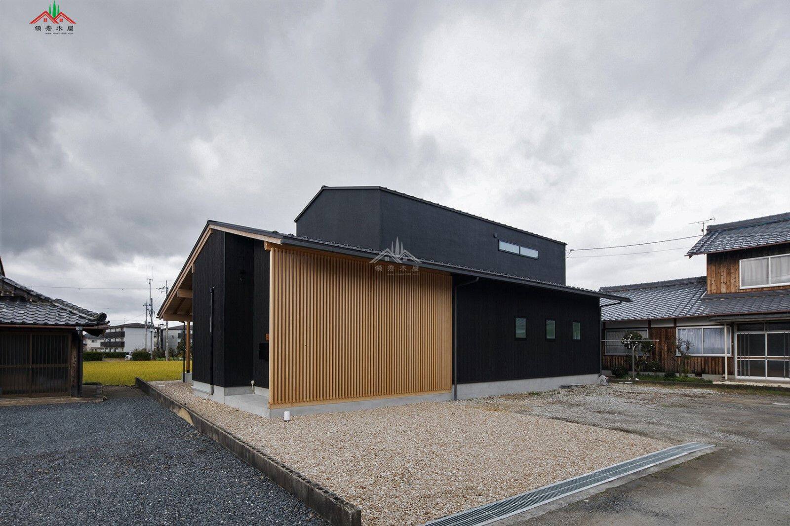 日式風(fēng)格鄉(xiāng)下木結(jié)構(gòu)民宿酒店