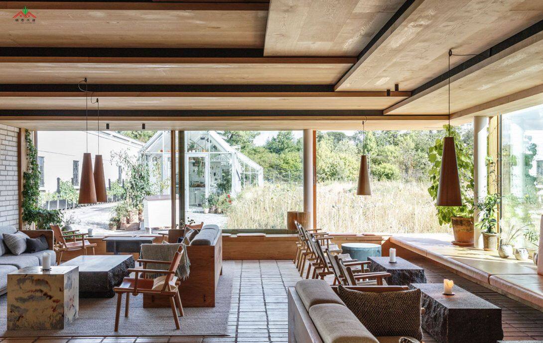 農場木結構餐廳裝飾案例