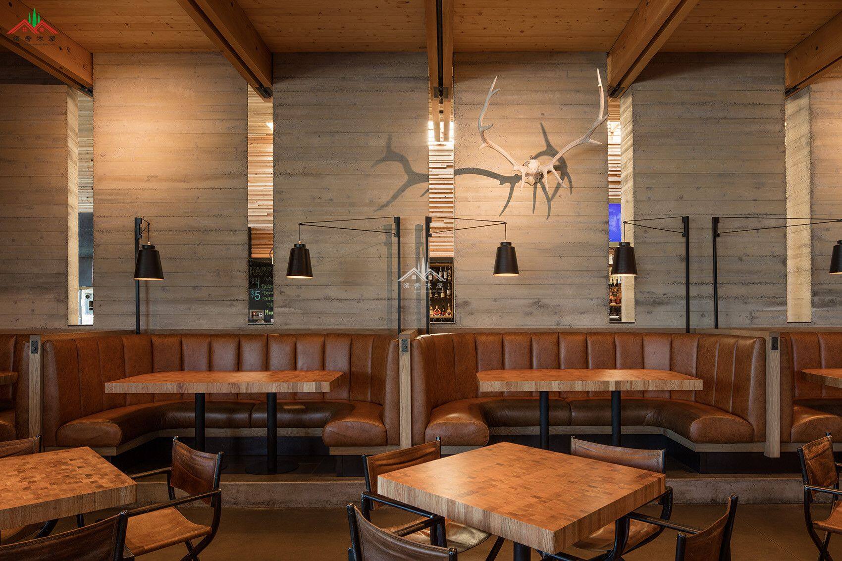 鋼木混合餐廳木屋