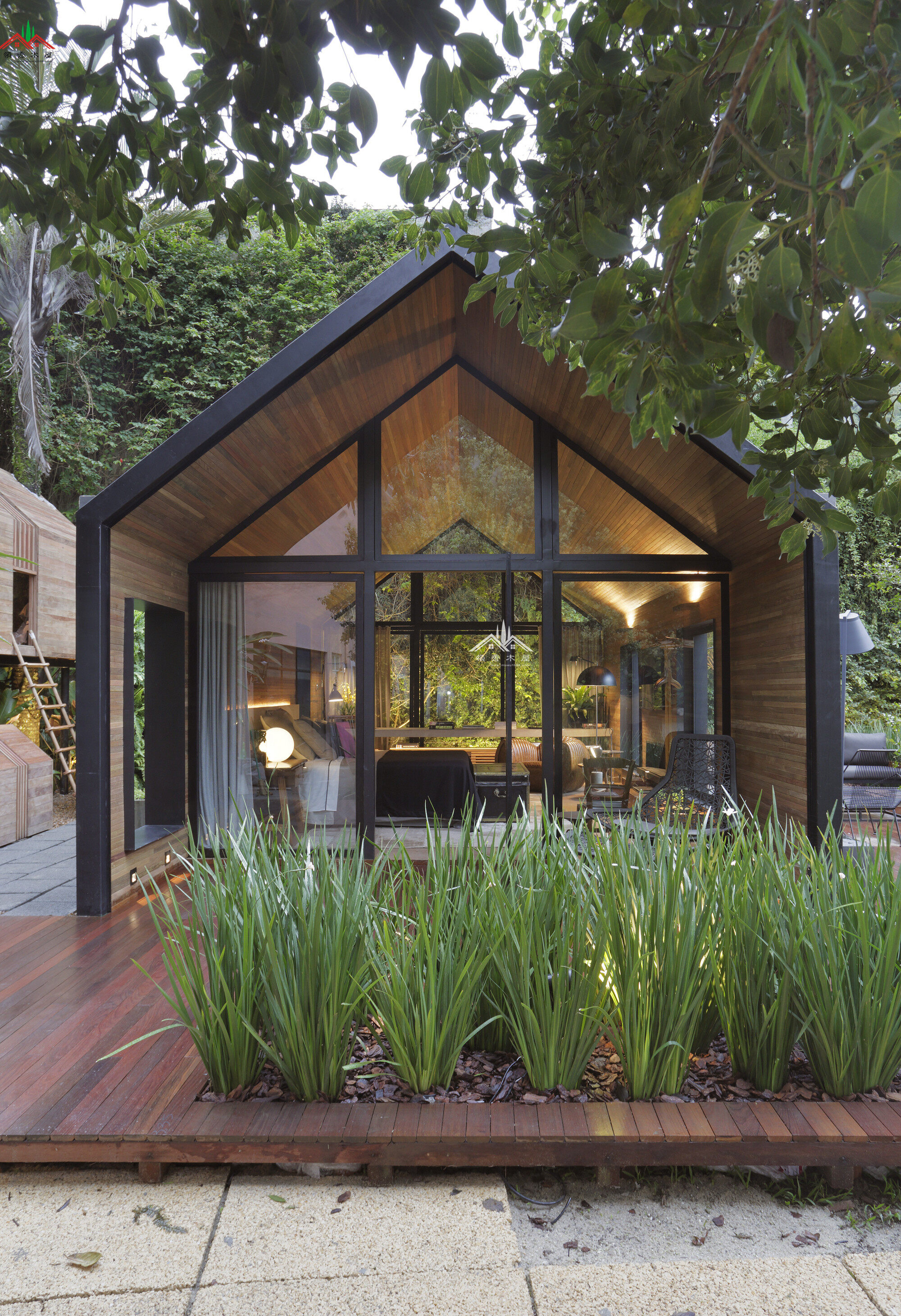 庭院小茶室木屋