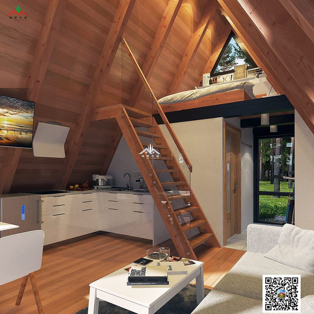 特色親子三角形木屋