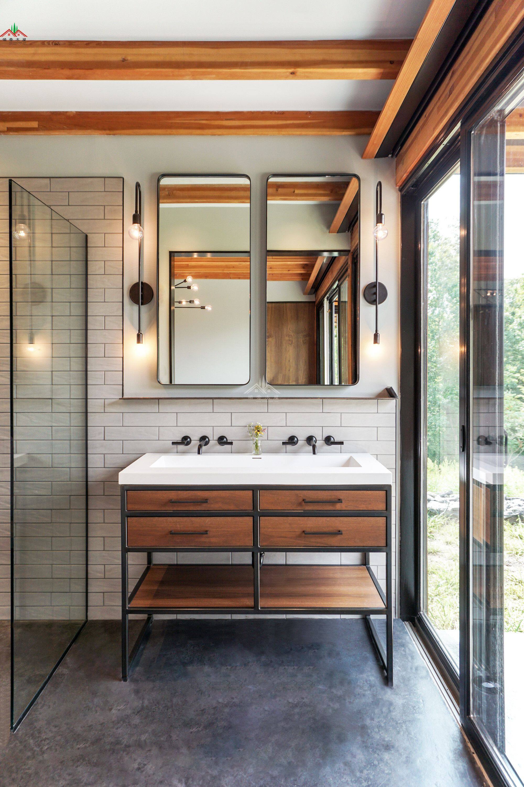 平頂混凝土木材結(jié)合的特色木屋