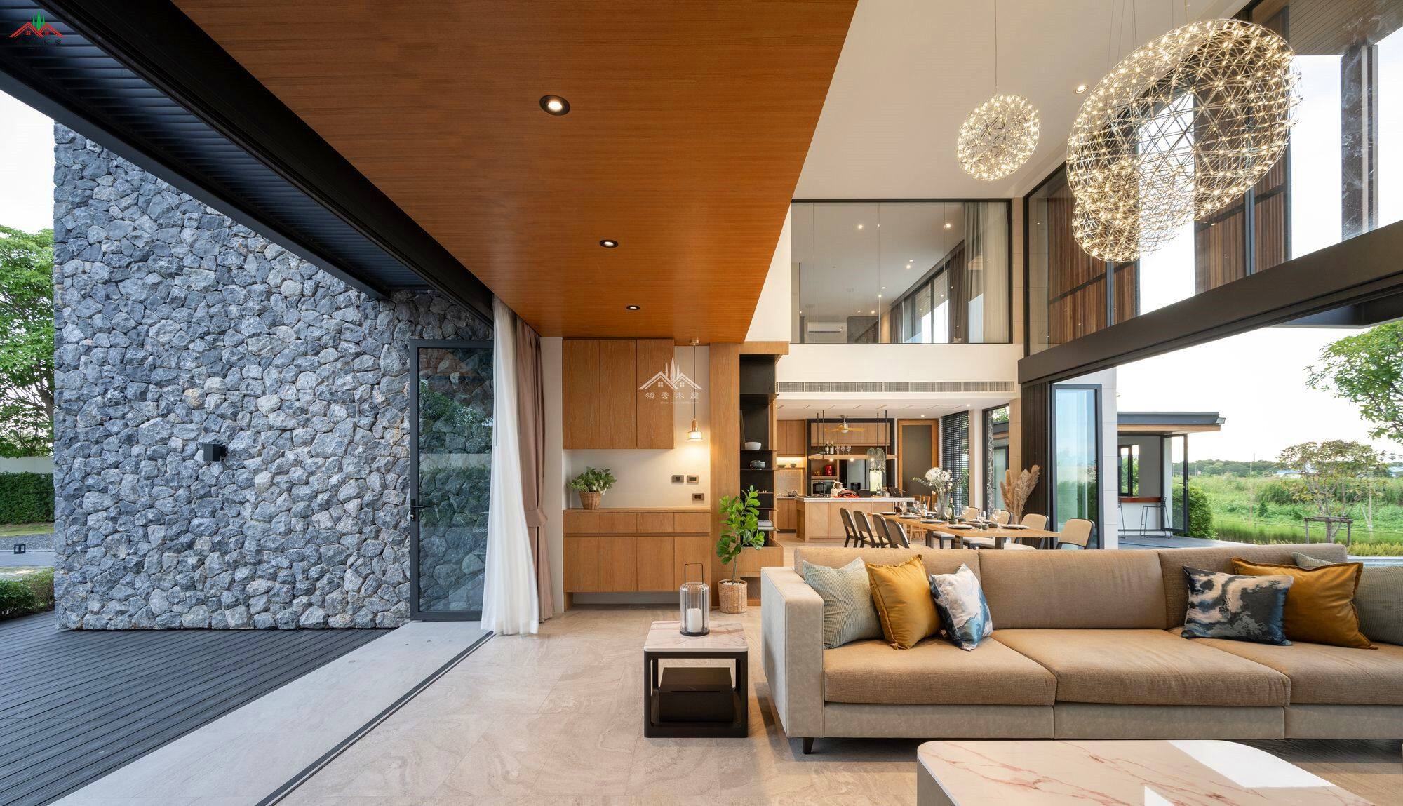 創(chuàng)意特色木別墅住宅