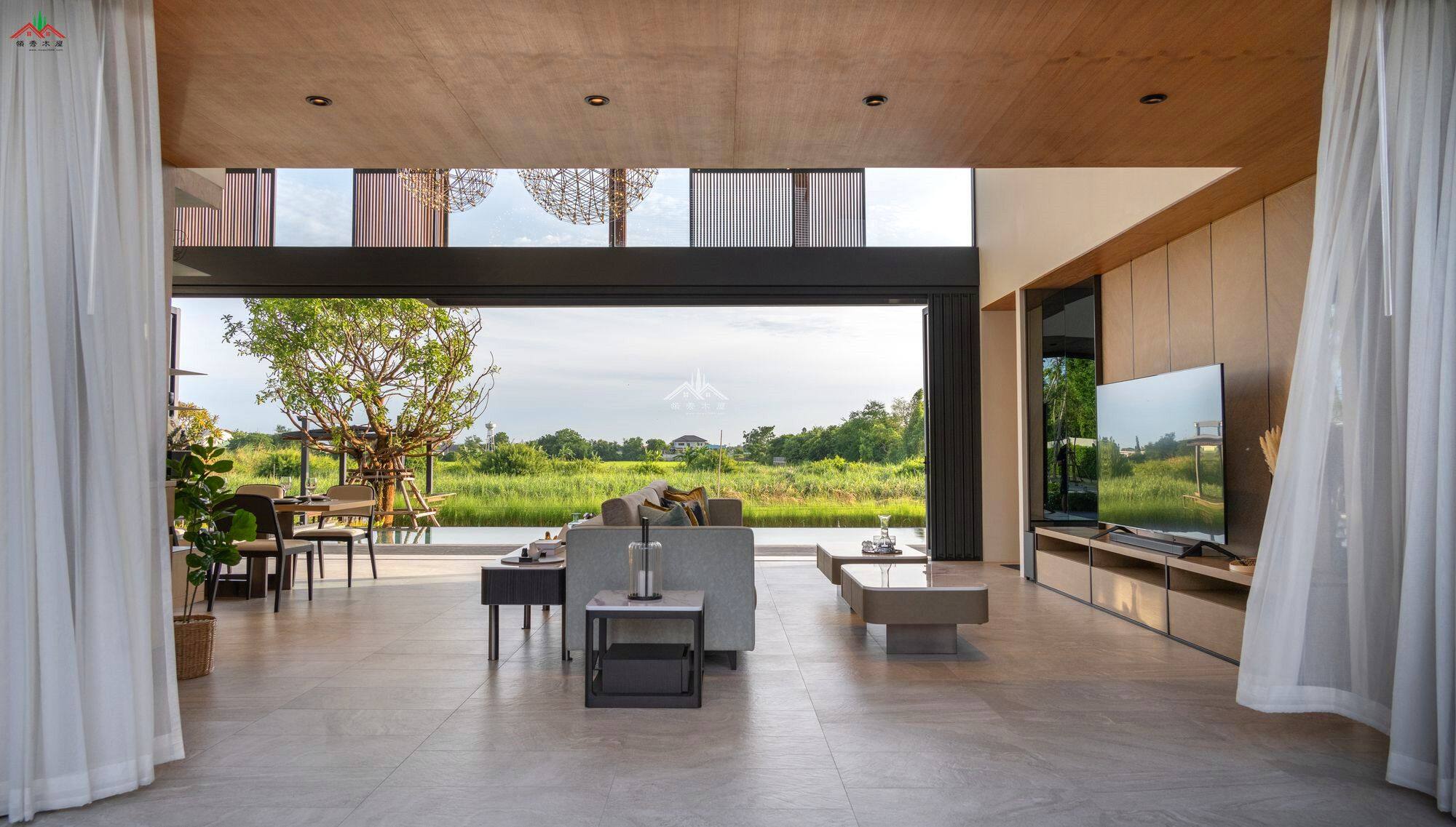 創(chuàng)意特色木別墅住宅