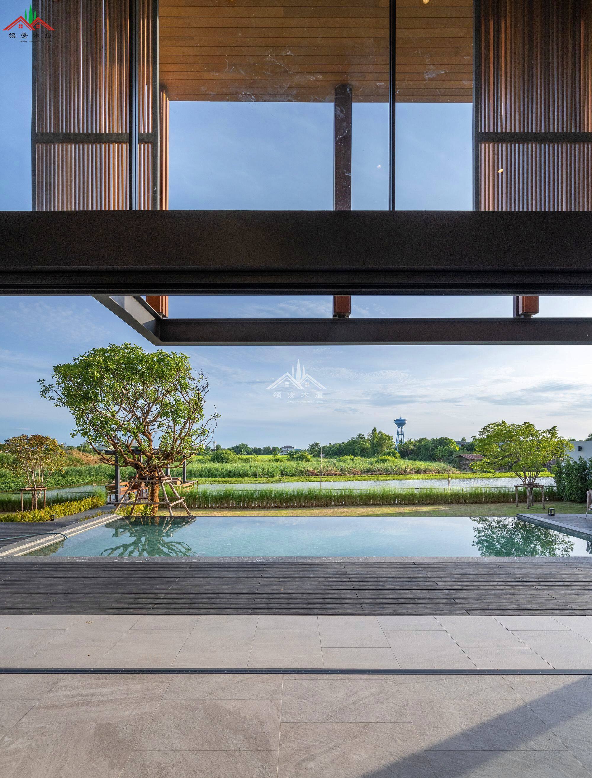 創(chuàng)意特色木別墅住宅