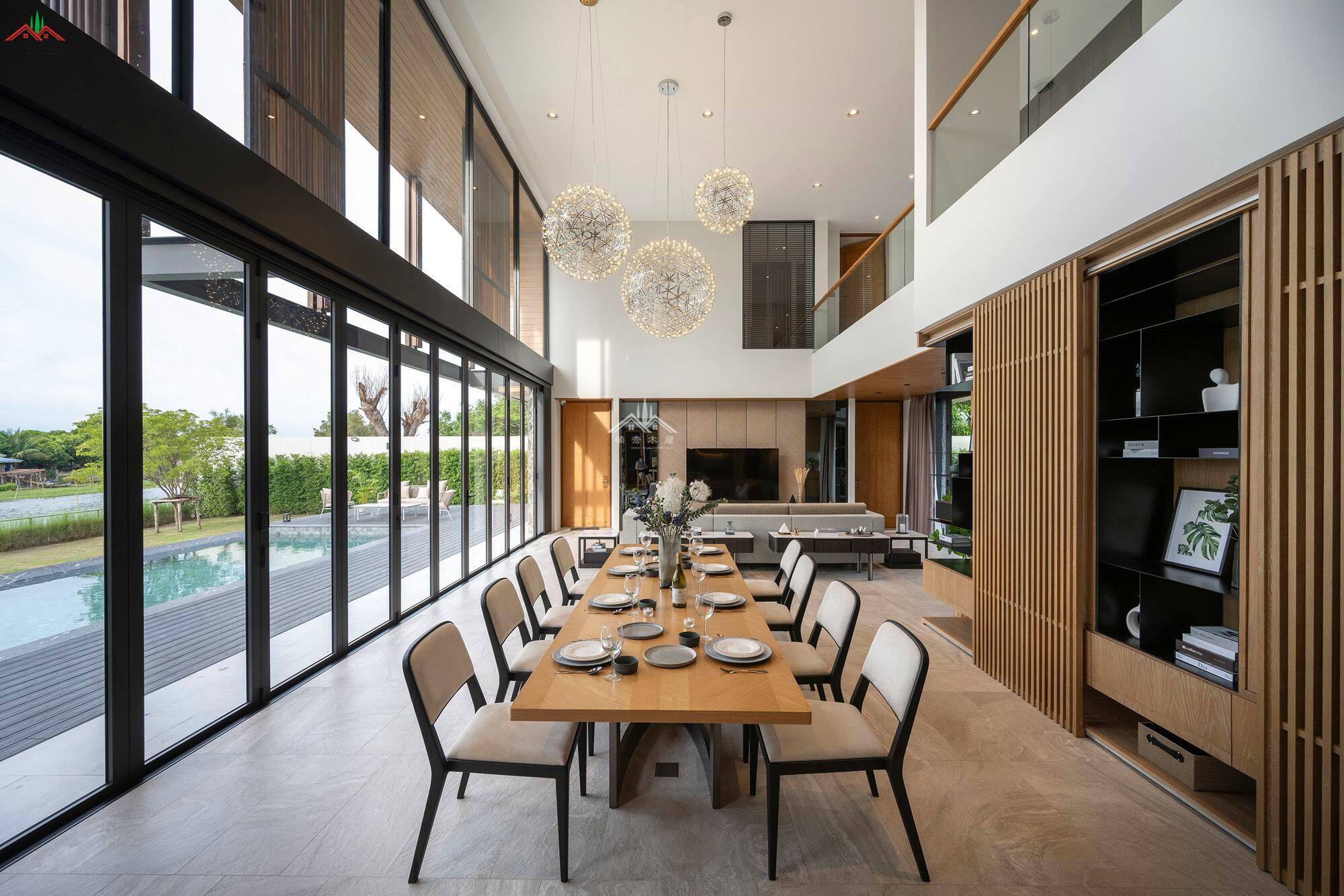 創(chuàng)意特色木別墅住宅