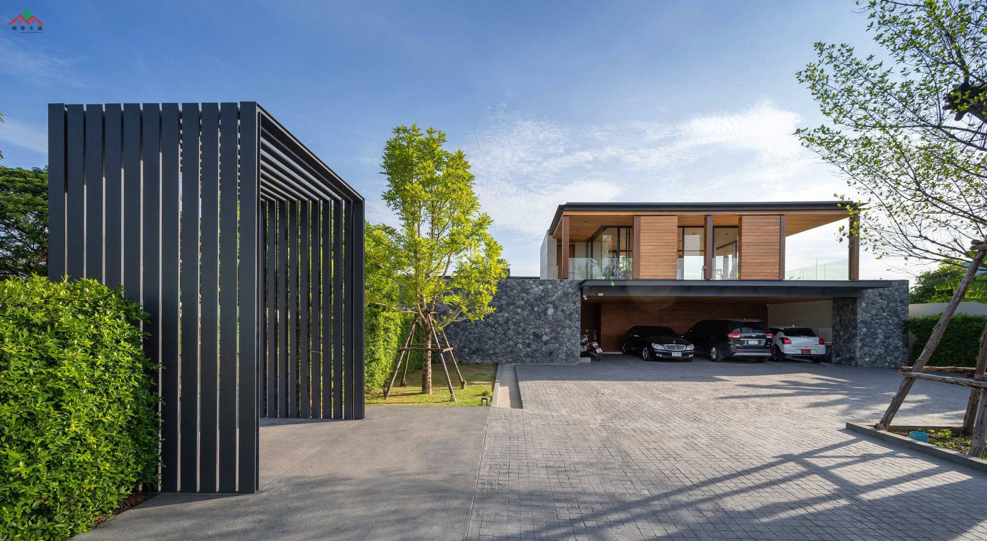 創(chuàng)意特色木別墅住宅