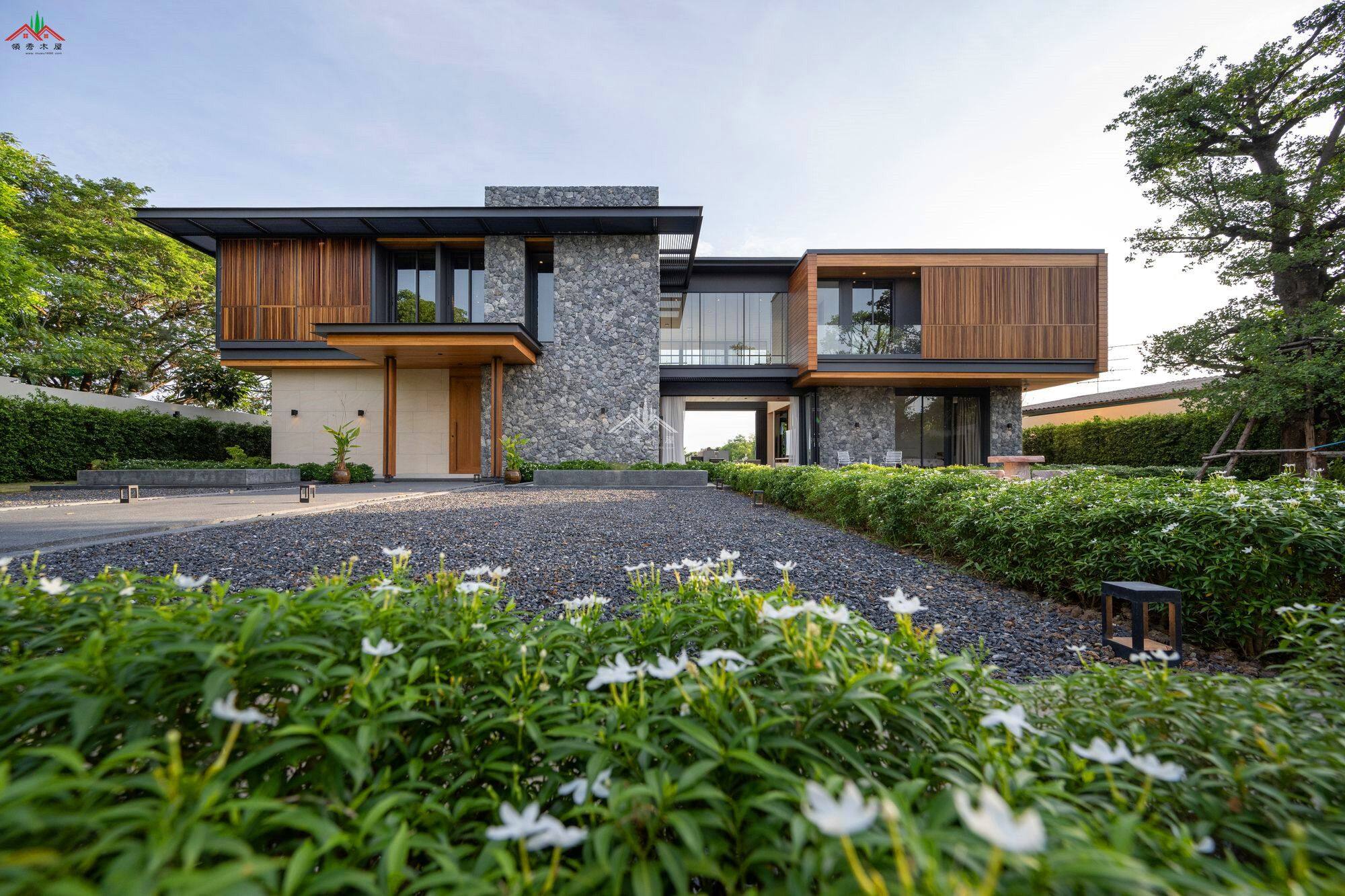 創(chuàng)意特色木別墅住宅