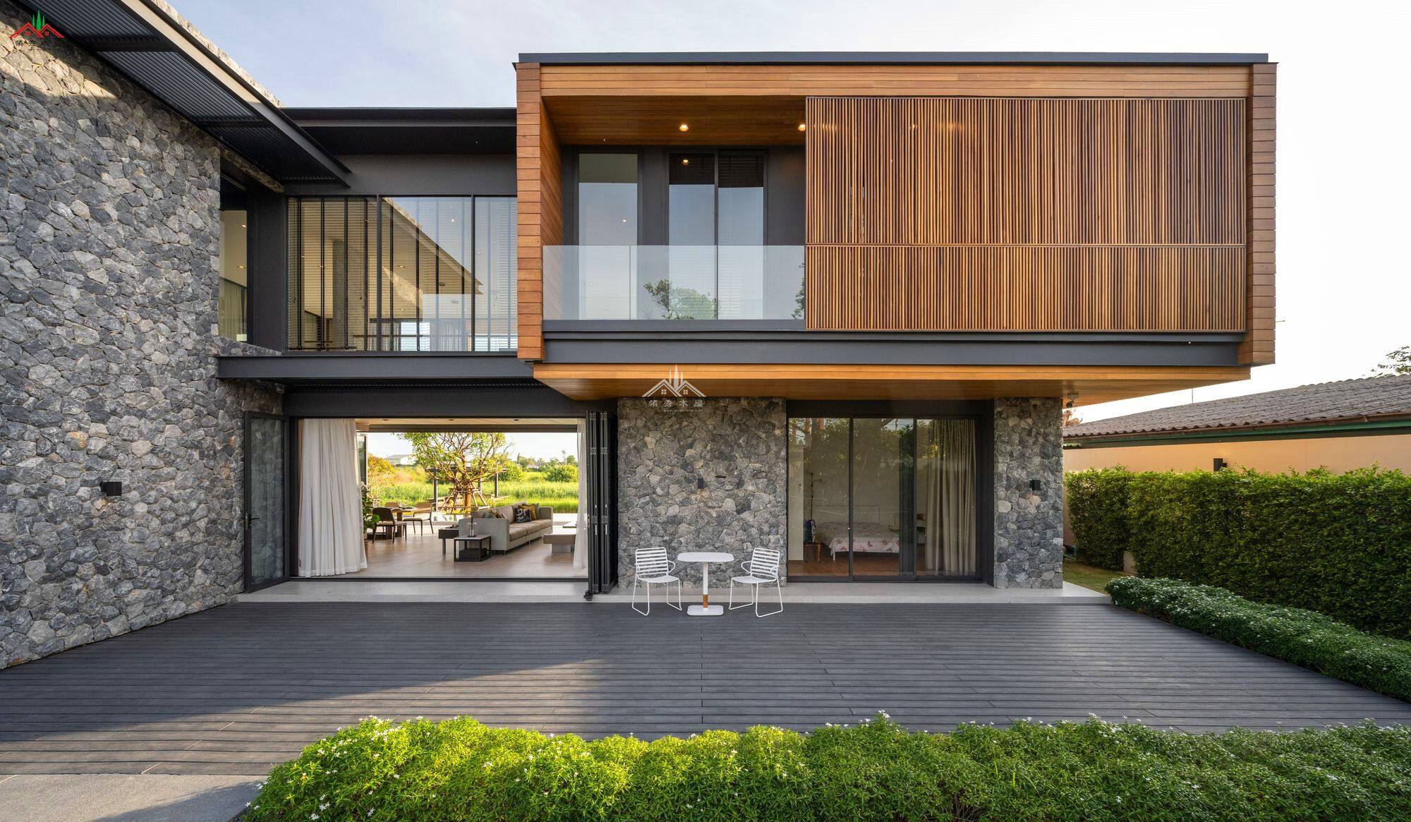 創(chuàng)意特色木別墅住宅