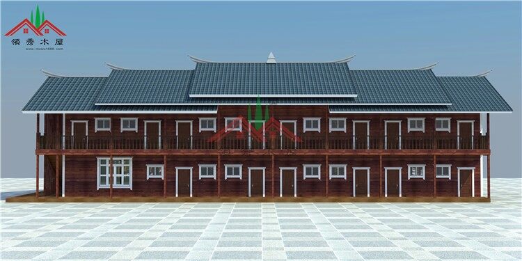 海南雙層輕型木結(jié)構(gòu)別墅酒店(圖1) 海南雙層輕型木結(jié)構(gòu)別墅酒店(圖1)