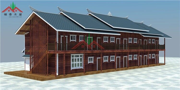 海南雙層輕型木結(jié)構(gòu)別墅酒店(圖2) 海南雙層輕型木結(jié)構(gòu)別墅酒店(圖2)