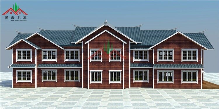 海南雙層輕型木結(jié)構(gòu)別墅酒店(圖3) 海南雙層輕型木結(jié)構(gòu)別墅酒店(圖3)