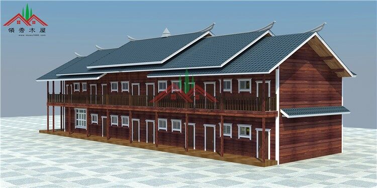 海南雙層輕型木結(jié)構(gòu)別墅酒店(圖5) 海南雙層輕型木結(jié)構(gòu)別墅酒店(圖5)