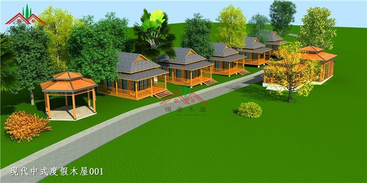 現(xiàn)代中式度假木屋
