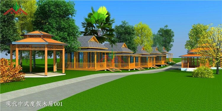 現(xiàn)代中式度假木屋