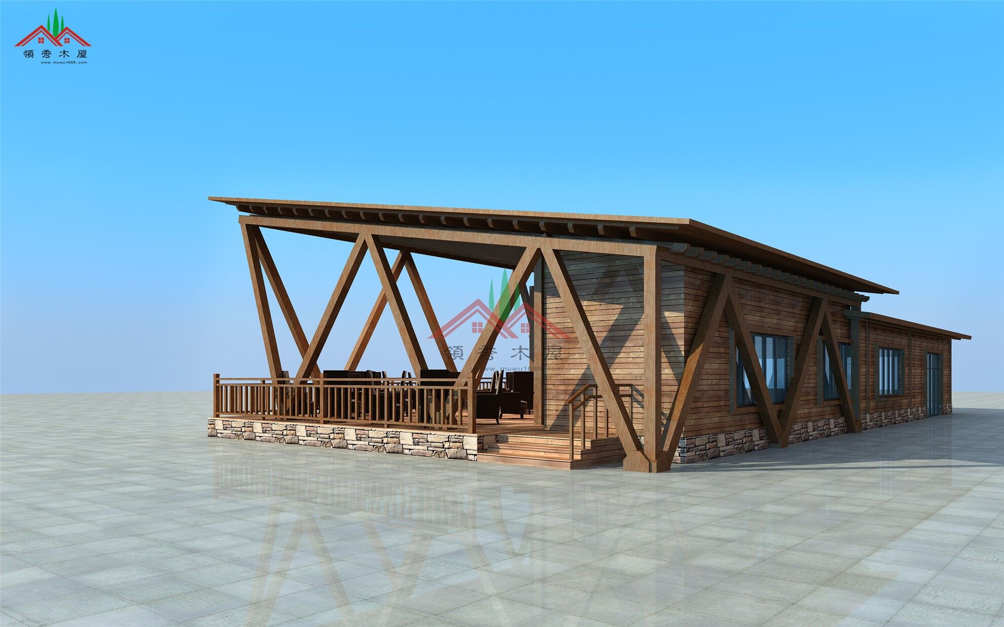 咖啡廳商業(yè)木屋