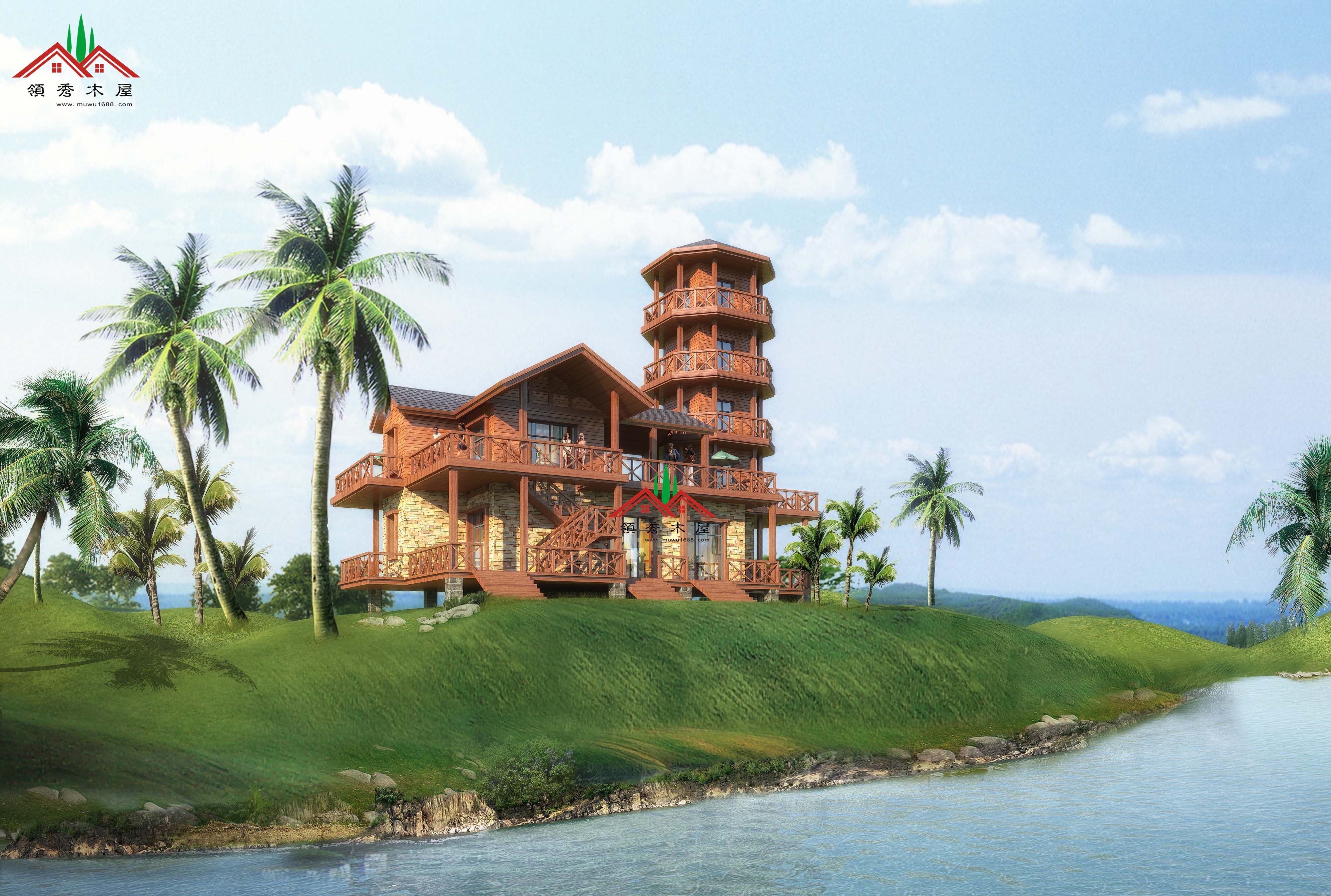 湖邊木屋親水木屋