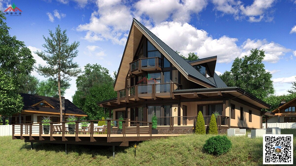 386平方大型雙層木屋別墅(圖2)